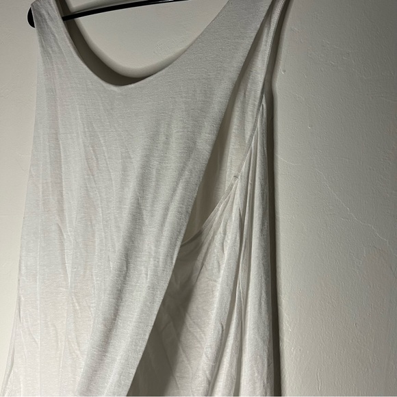 NWT NEW Free People Size Small We The Free Solid Cruz Cape Tank Top Tee White - Picture 6 of 7